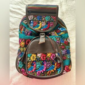 Colorful Floral Women's Backpack